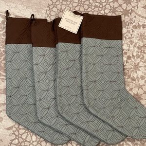 Set of 4 Restoration Hardware Stockings